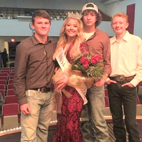 2021 Miss New Boston - Lauren Daniel, and her Court