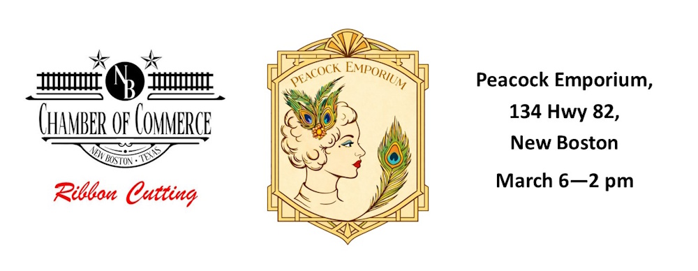 Peacock Emporium Ribbon Cutting March 6