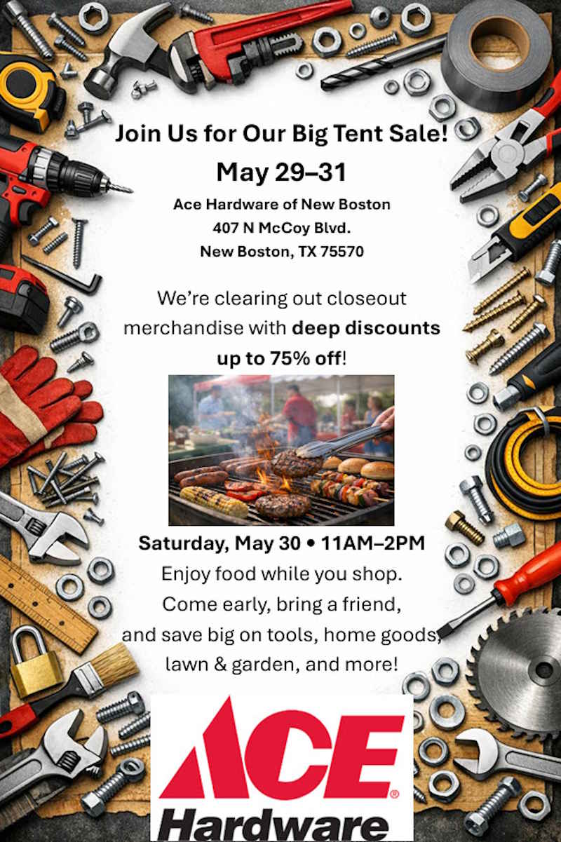 Ace Hardware Big Tent Sale
