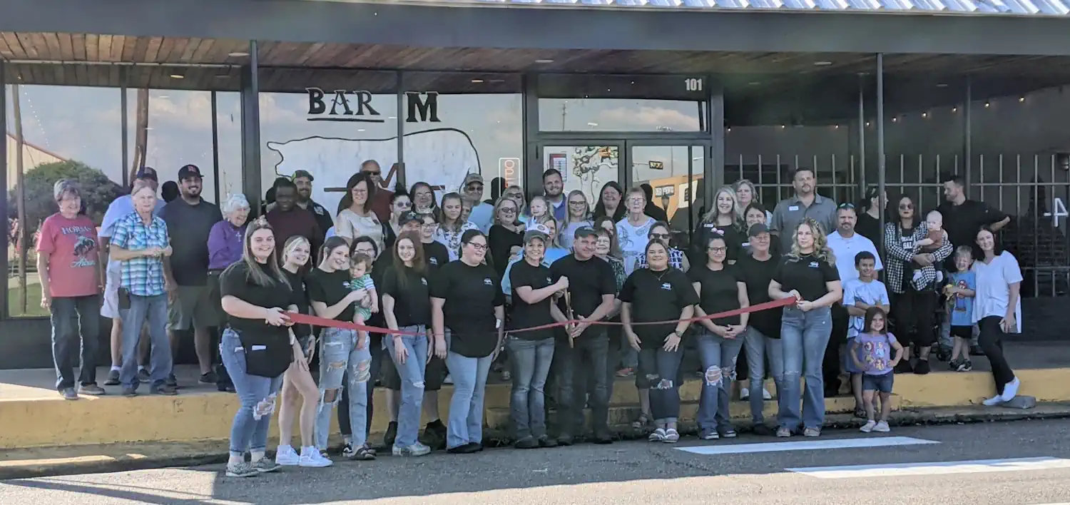 Bar M Steakhouse Ribbon Cutting - 9-26-2023
