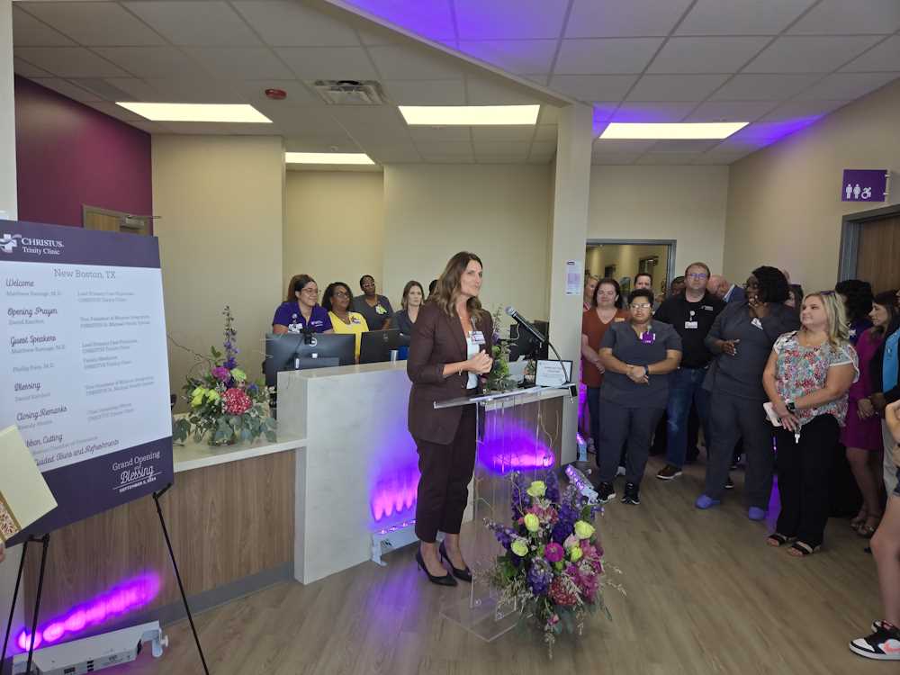 CHRISTUS Trinity Clinic, New Boston, TX Ribbon Cutting Sept 5, 2024 CHRISTUS Trinity Clinic, New Boston, TX Ribbon Cutting Sept 5, 2024
