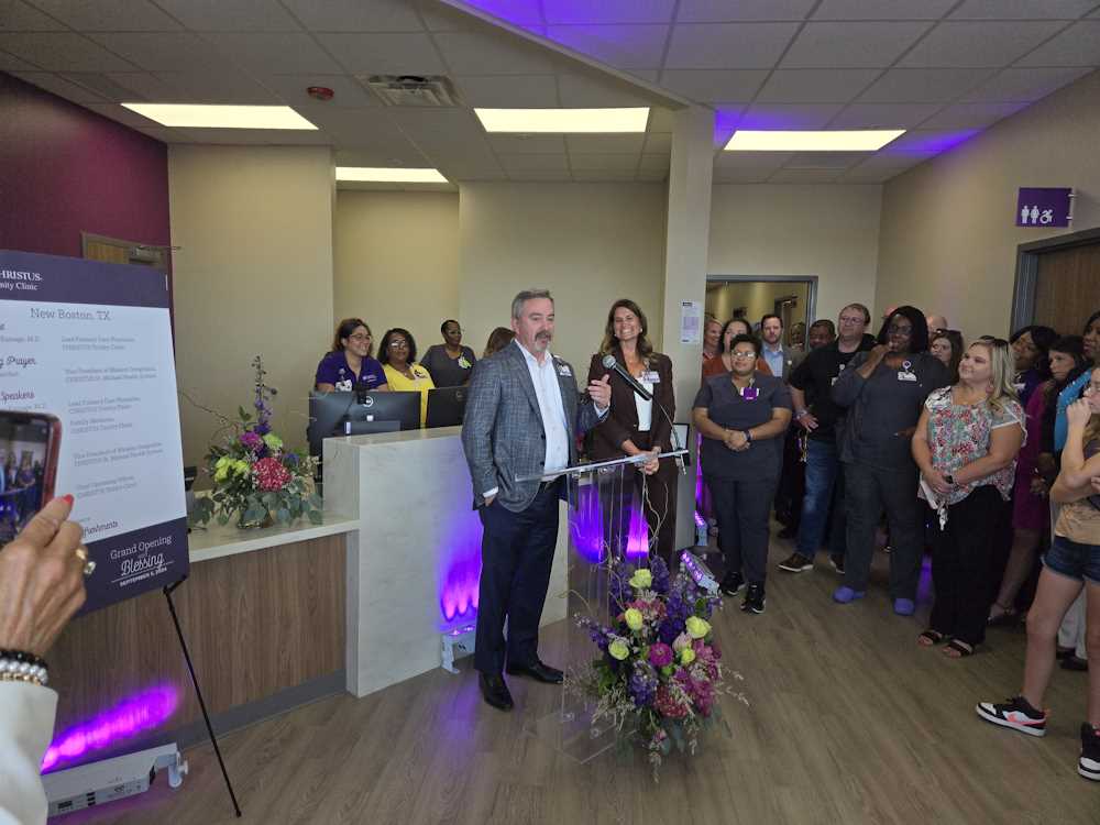 CHRISTUS Trinity Clinic, New Boston, TX Ribbon Cutting Sept 5, 2024 CHRISTUS Trinity Clinic, New Boston, TX Ribbon Cutting Sept 5, 2024