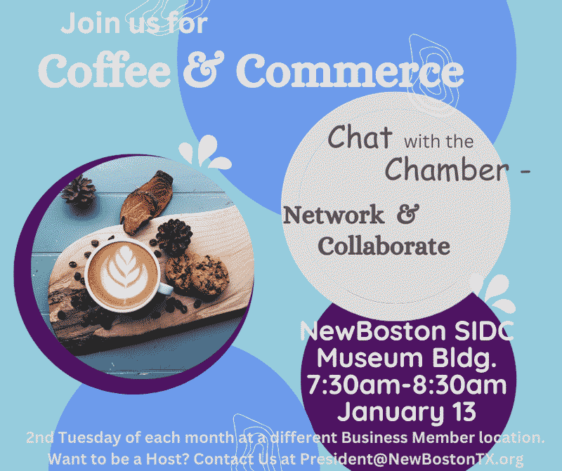 Jan 13 Coffee, Chat & Commerce
