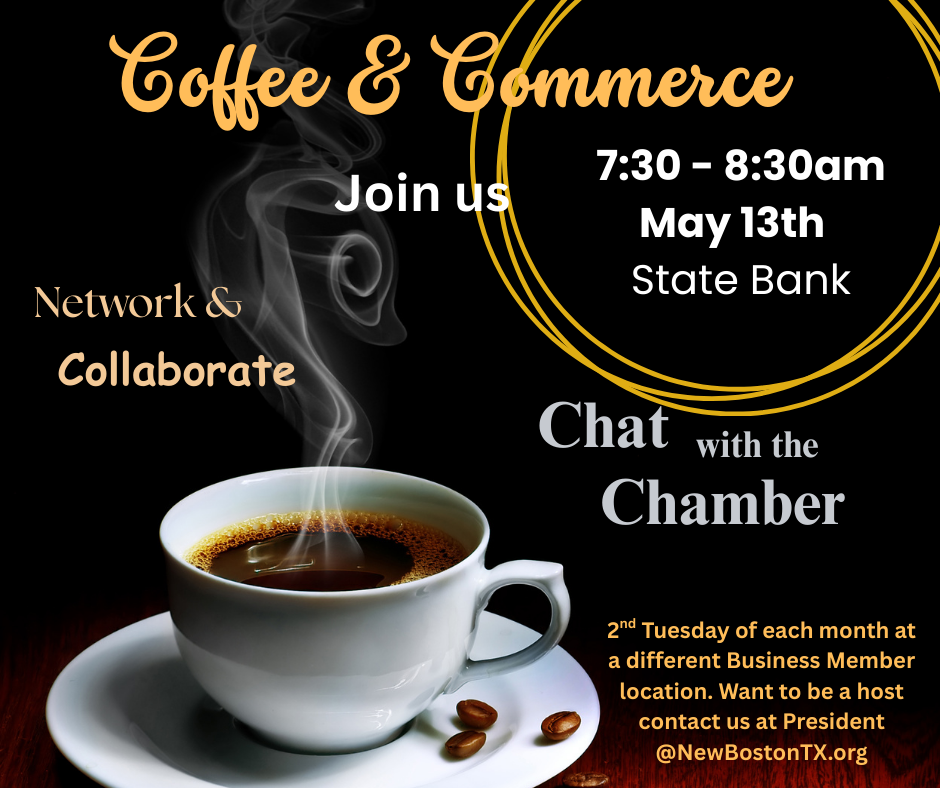 Coffee & Chat May at State Bank Coffee & Chat May at State Bank