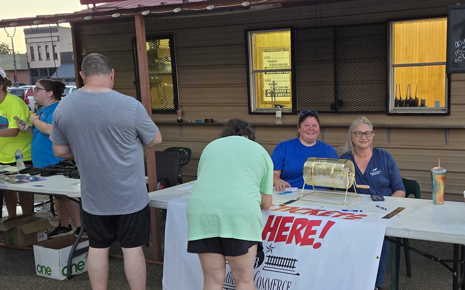 Farmers Bank Raffle Ticket Team