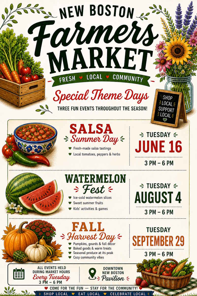 Farmers Market Theme Days