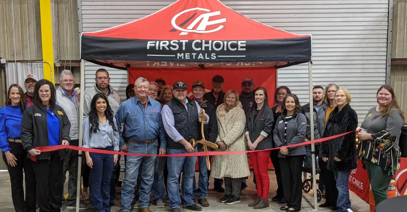 First Choice Metals Ribbon Cutting First Choice Metals Ribbon Cutting