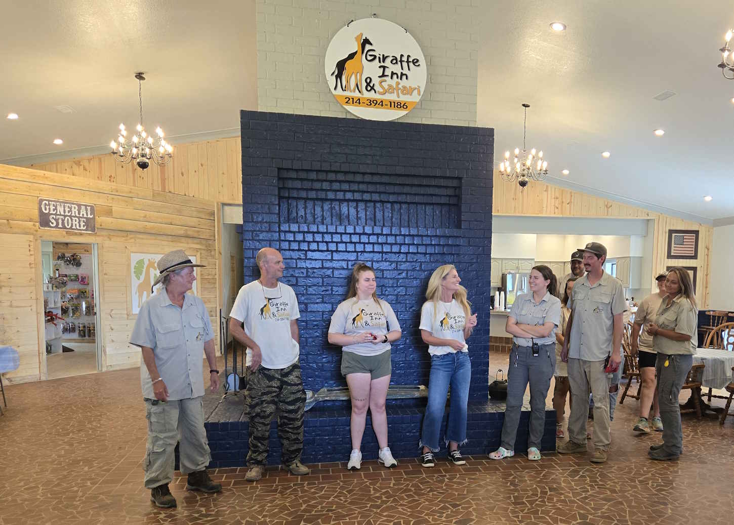 Giraffe Inn & Safari staff