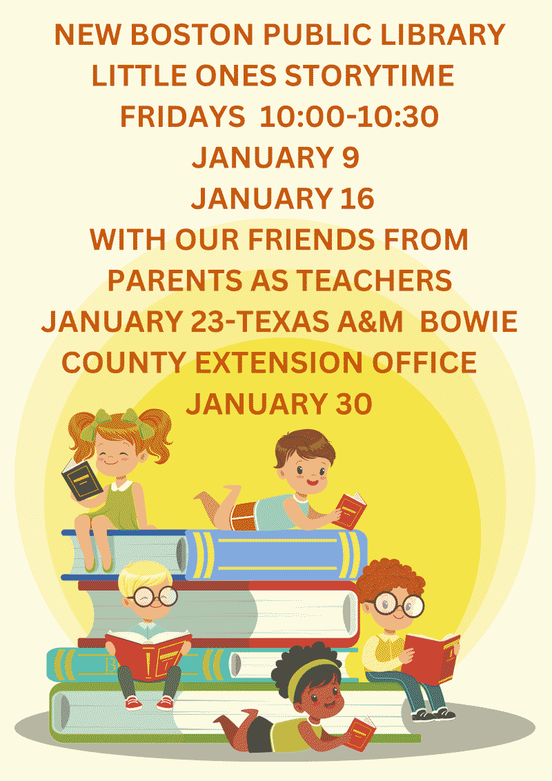 Library Little Ones for Jan 2026