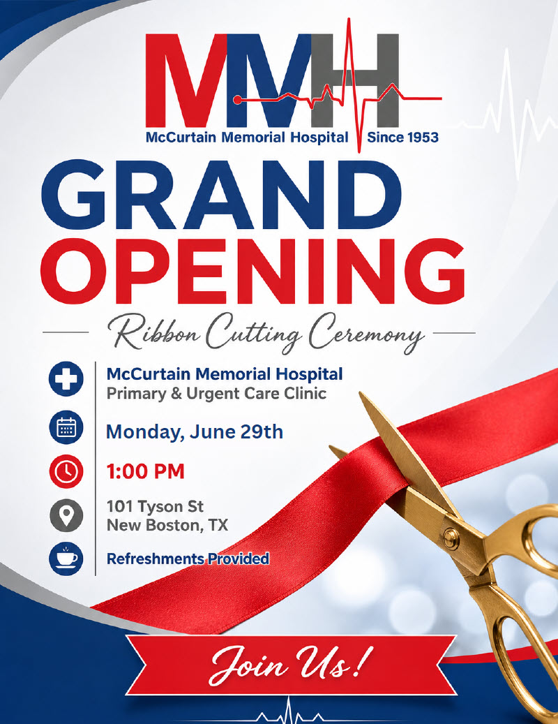 McCurtain Memorial Hospital Primary & Urgent Care Clinic - Grand Opening & Ribbon Cutting