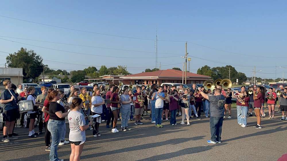 New Boston High School Band Playing National Anthem New Boston High School Band Playing National Anthem