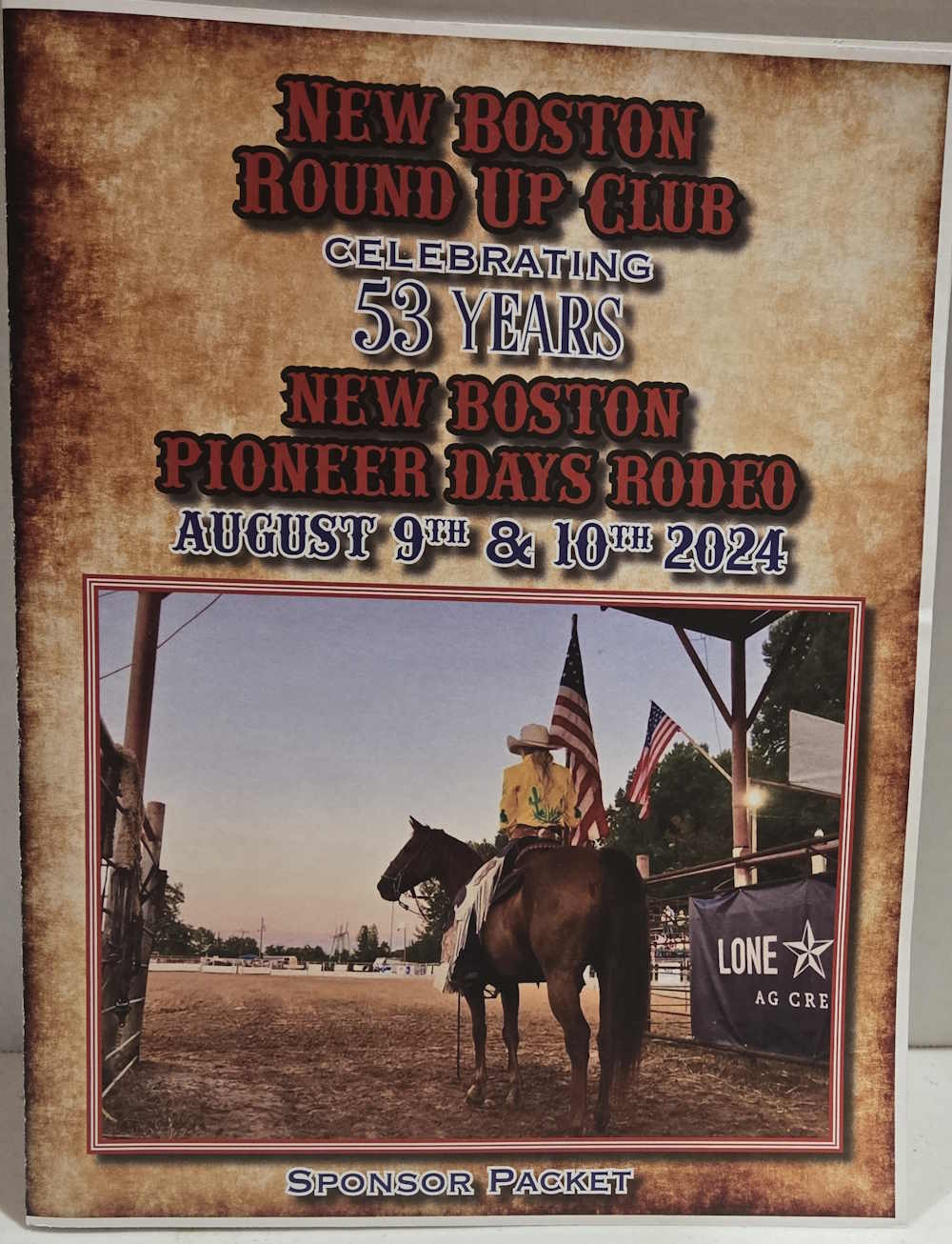 2024 New Boston Round Up Club Sponsor Packet