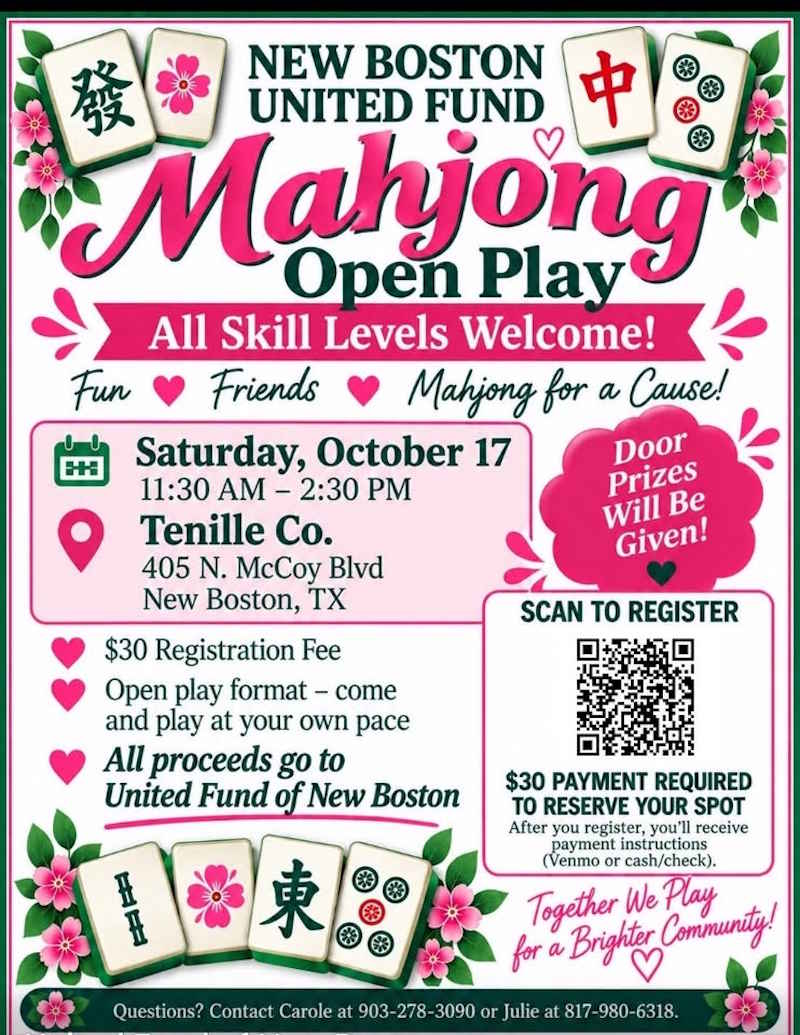 New Boston United Fund - Mahjong