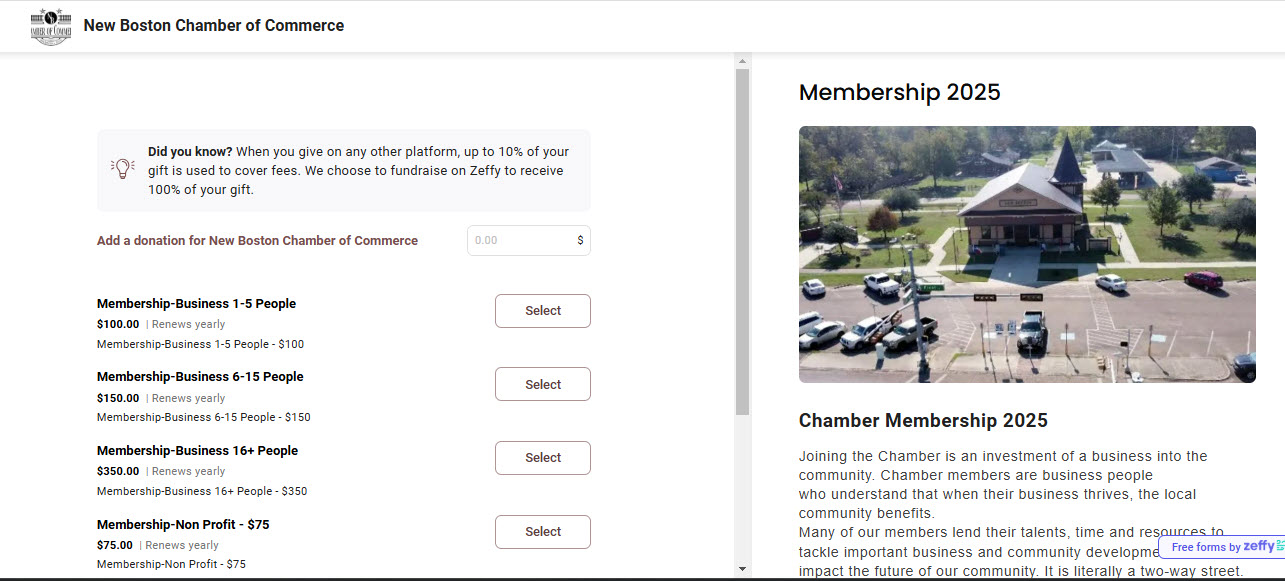 2025 Zeffy Membership Picture