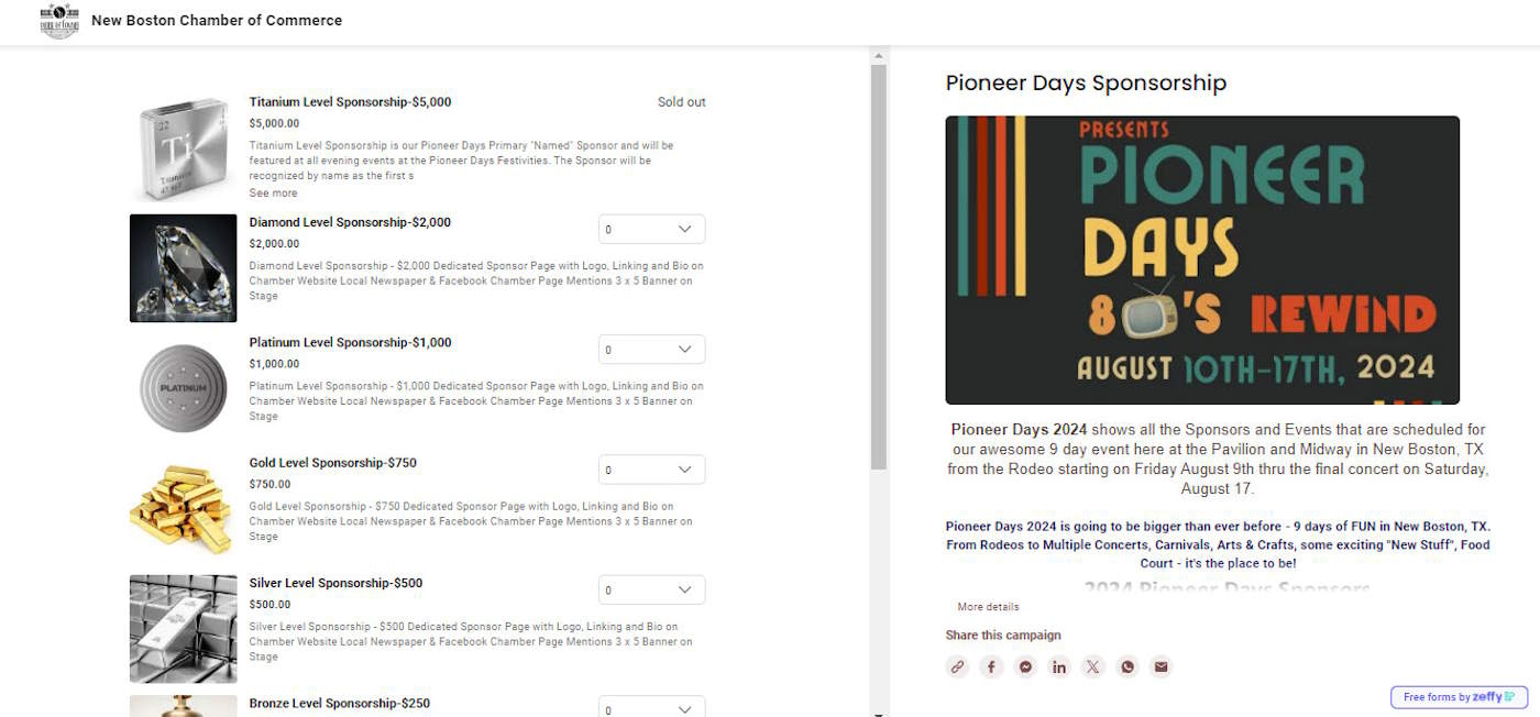 Zeffy Pioneer Days 3 Zeffy Pioneer Days 3