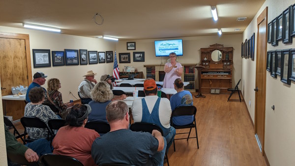 Becky with 8 Oaks Farm