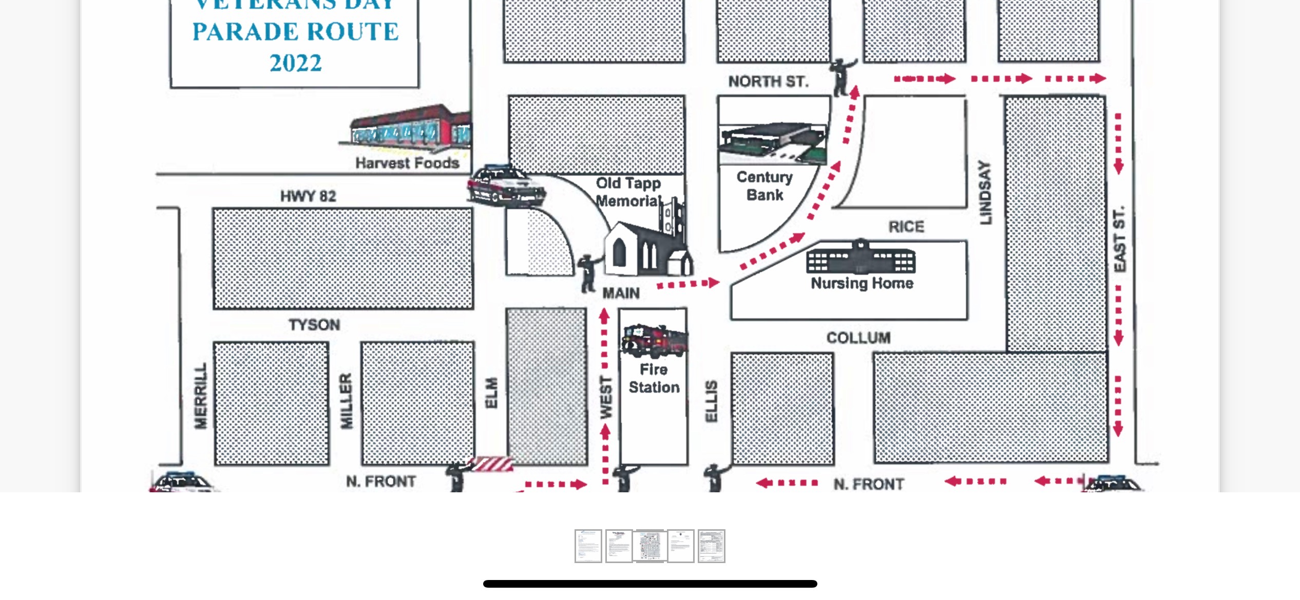 Veterans day parade history