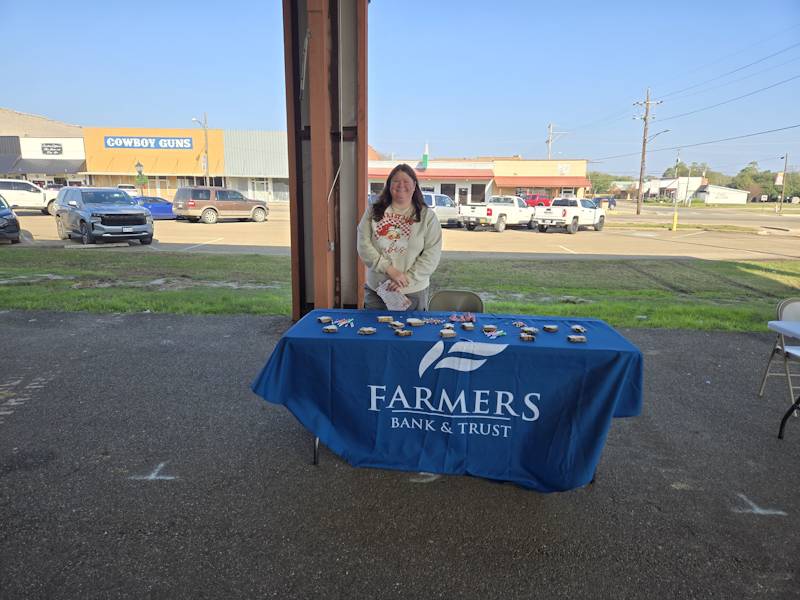 Vendors getting ready for the Sip & Shop at the Pavilion