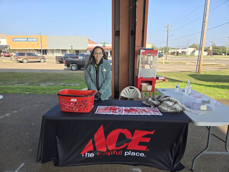 Vendors getting ready for the Sip & Shop at the Pavilion