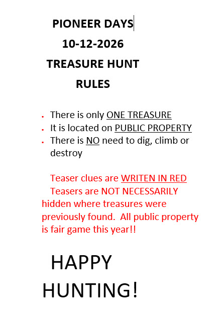 treasure hunt 2026 main page