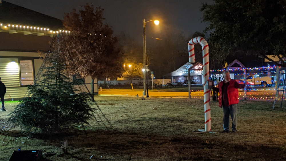 Tree before lighting