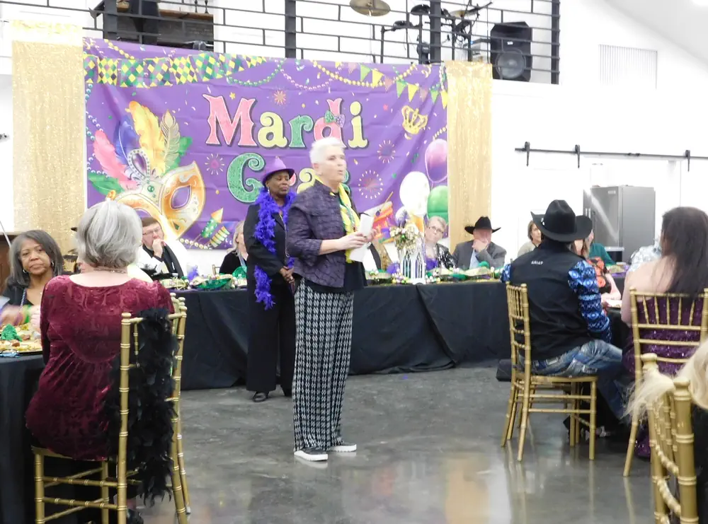 Julie Spears presenting Checks from United Way to various organizations United Way Funding