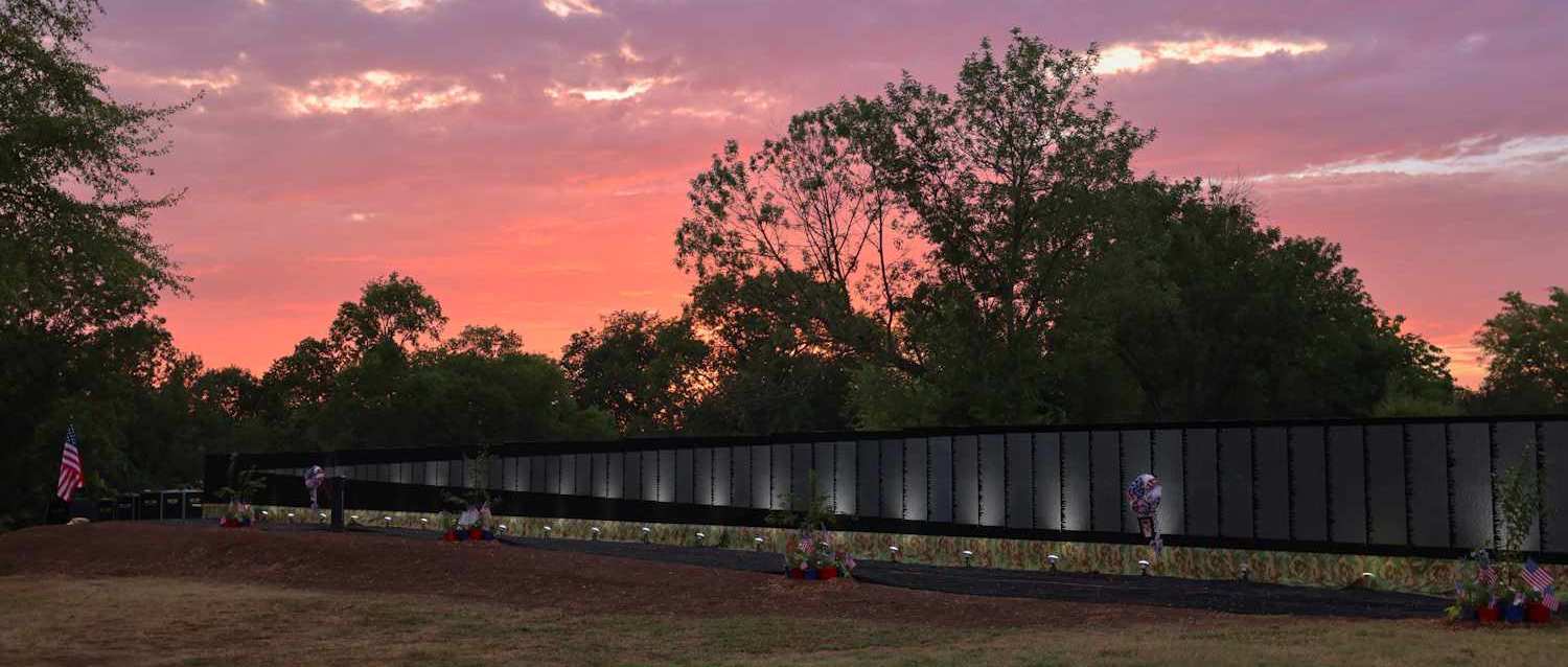 The Moving Wall at Sunset The Moving Wall at Sunset