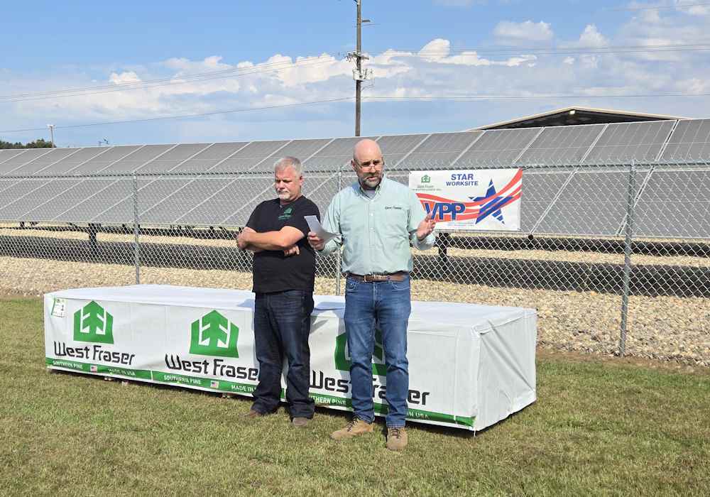 West Fraser Ribbon Cutting Ceremony for their Solar Farm West Fraser Ribbon Cutting Ceremony for their Solar Farm
