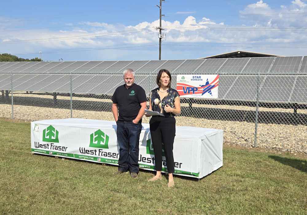 West Fraser Ribbon Cutting Ceremony for their Solar Farm West Fraser Ribbon Cutting Ceremony for their Solar Farm
