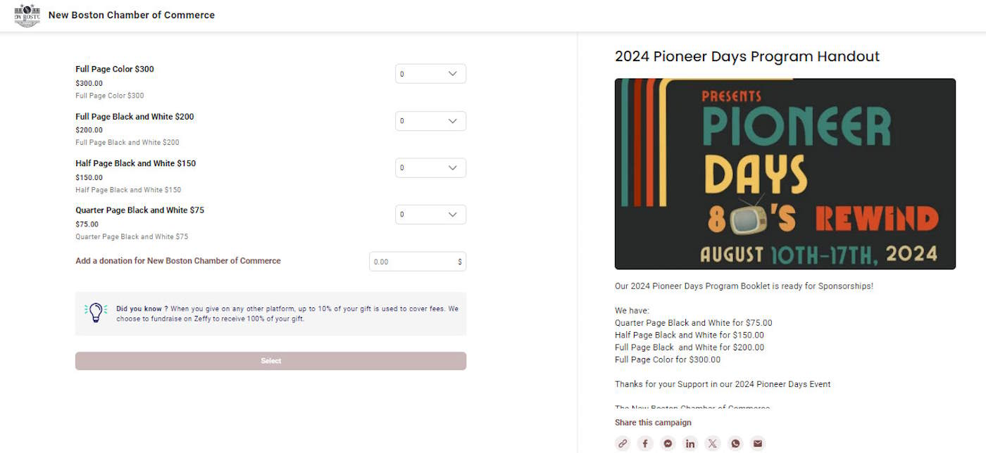 2024 Pioneer Days Program Booklet Pioneer Days Program Booklet